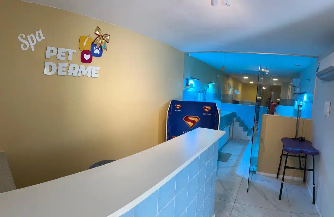 Recepção do Spa Pet Derme